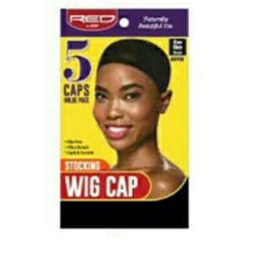 Red by Kiss Stocking Wig Cap Black HVP01 (5Caps)
